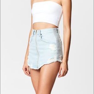 Carmar denim skirt